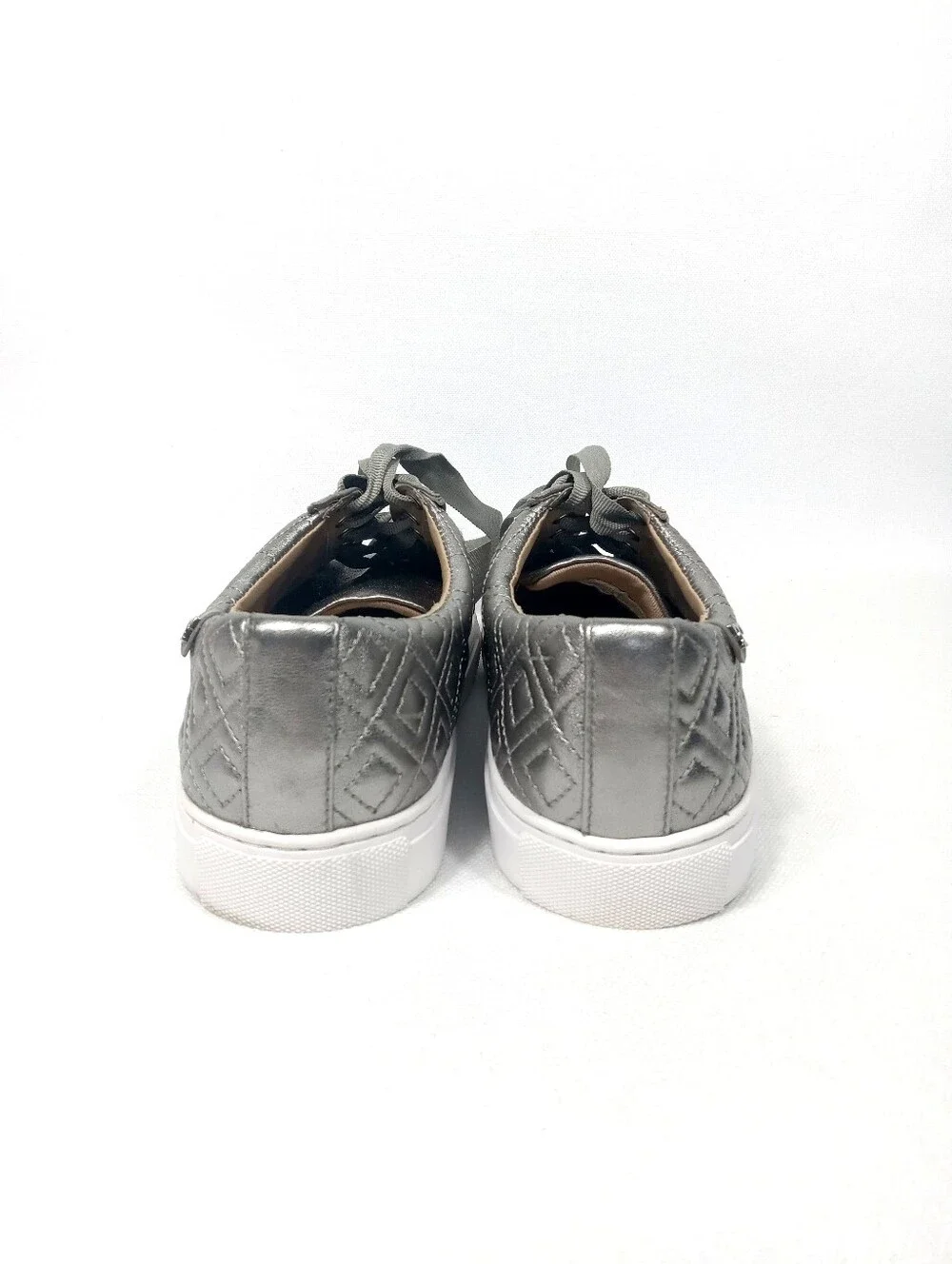 TORY BURCH Marion Quilted Metallic Leather Sneakers Women's Size 9 M